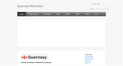 Desktop Screenshot of guernseyinformation.com