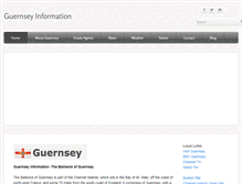 Tablet Screenshot of guernseyinformation.com